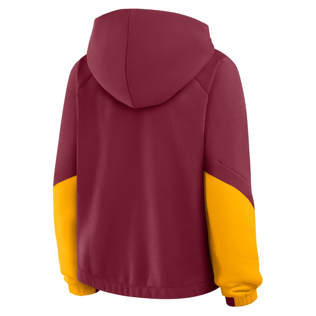 Washington Commanders Fanatics Oversized Redzone Bubble Screen Pullover Hoodie - Burgundy